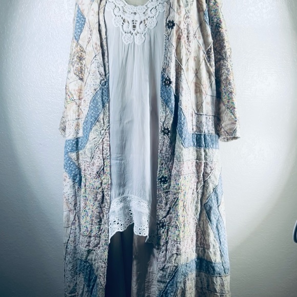 Magnolia Pearl OOAK Star of David quilted Coat (CHARITY) OS NWT - Picture 12 of 15